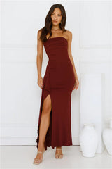 Sunshine Shuffle Strapless Maxi Dress