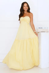 Unforgettable Style Strapless Maxi Dress