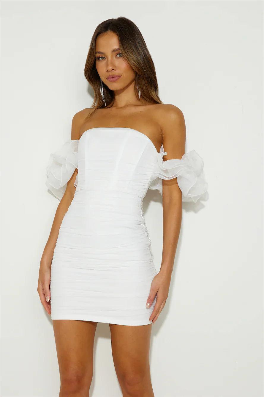 Dream Walker Mini Dress White