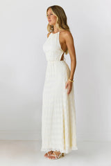Sultry Samba Halter Maxi Dress