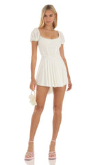 Corset Dress in White