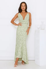Pretty Haze Maxi Dress Sage