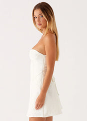 So Stylish Mini Dress - White
