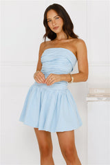 Softest Gaze Strapless Mini Dress