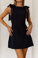 Holiday Hype Mini Dress Black