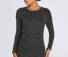 Real Love Glitter Mini Dress