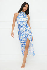 Cupid’S Kiss Halter Midi Dress