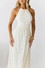 Sultry Samba Halter Maxi Dress