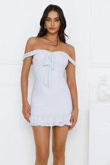 Tides Of Love Off Shoulder Mini Dress