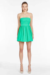 Oscar Attention Snatch Mini Dress Green