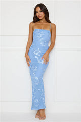 Amber Zest Mesh Maxi Dress