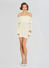 Galli Rib Knit Mini Dress