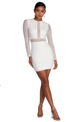 Dream Of Lace Mini Dress
