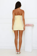 Soul Searching Strapless Mini Dress