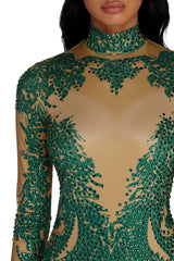 Juliana Formal Heat Stone Mini Dress